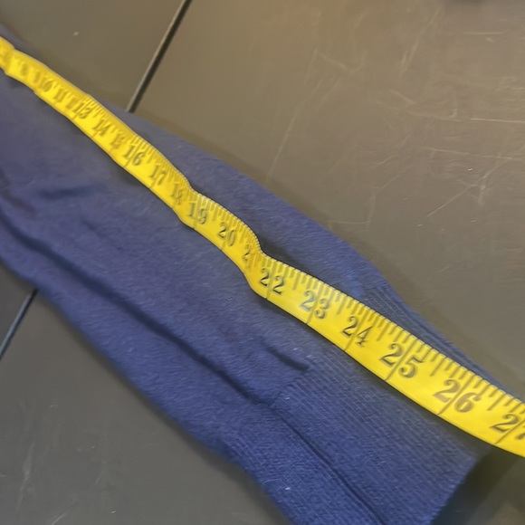 Banana Republic Navy Blue, Quarter Zipper, V neck, Turtleneck, Sweater,  Medium - Picture 7 of 9